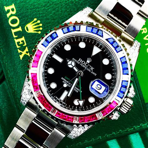 rolex gmt pepsi diamond|rolex pepsi 2022 price.